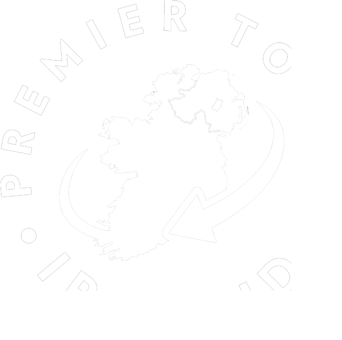 Premier-Tours-Ireland-Logo-Design-circle-text Premier Tours Ireland white logo
